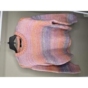 Vero Moda colorful striped chunky knit sweater